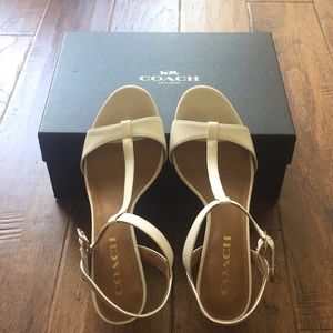 Coach Melodie Semi Matte Cald Chalk Heels